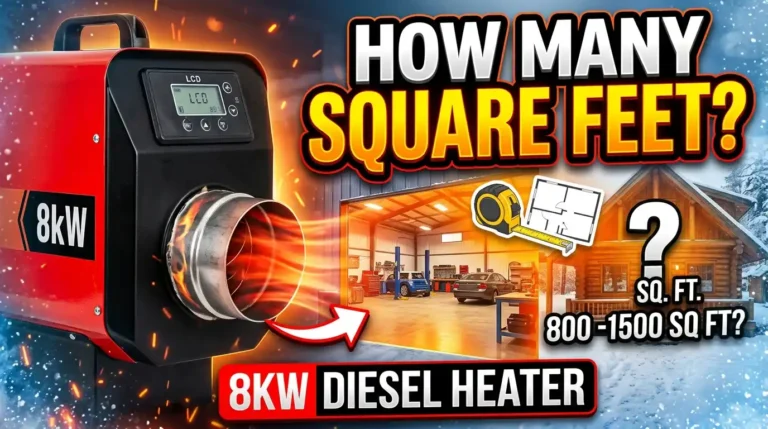 How Many Square Feet Will an 8kW Diesel Heater Heat?