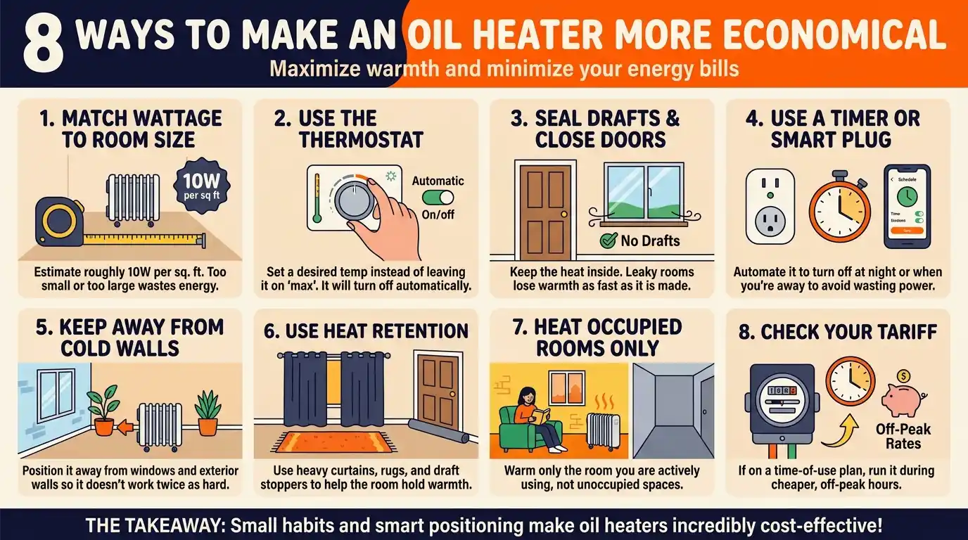 8 Ways to Make an Oil Heater More Economical
