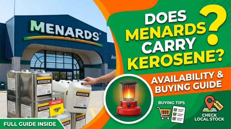 Does Menards Carry Kerosene? Availability & Buying Guide