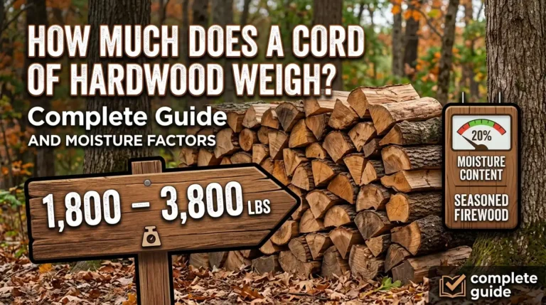 How Much Does a Cord of Hardwood Weigh? Complete Guide