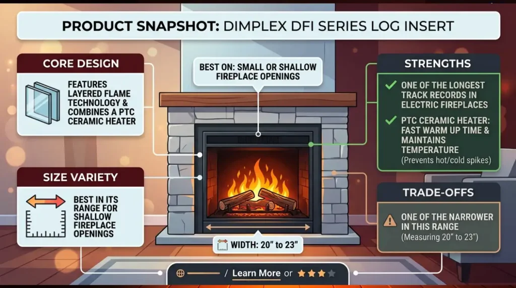 2. Dimplex DFI Series Log Insert