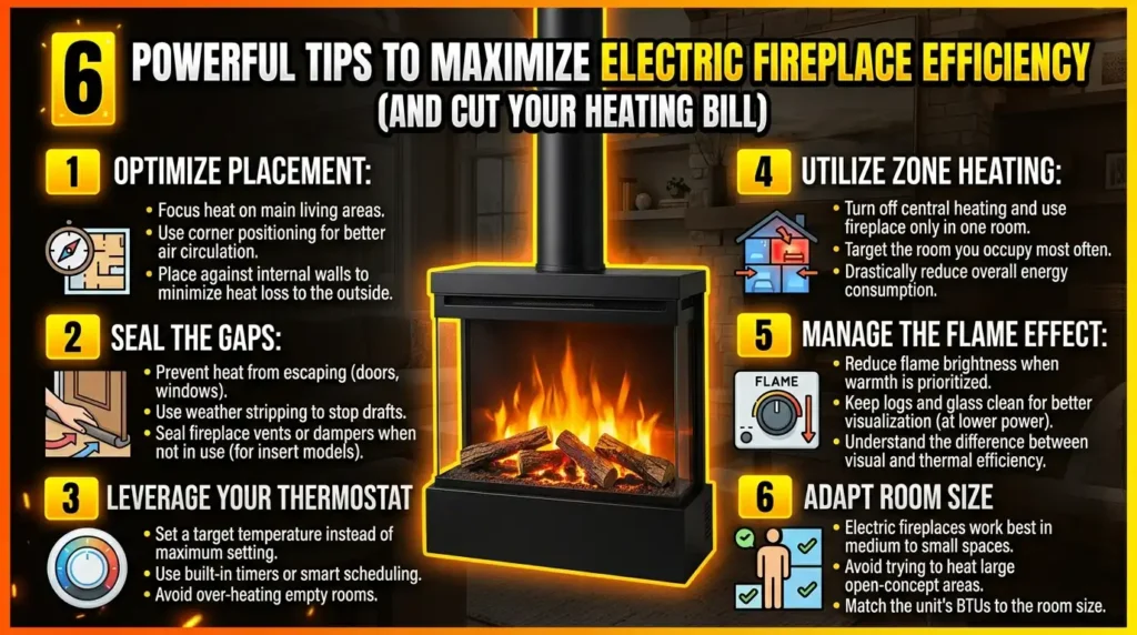 6 Powerful Tips to Maximize Electric Fireplace Efficiency