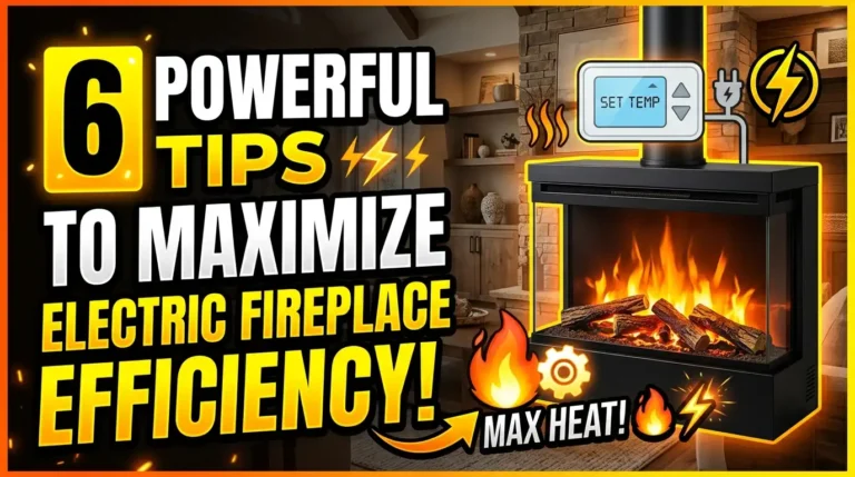 6 Powerful Tips to Maximize Electric Fireplace Efficiency