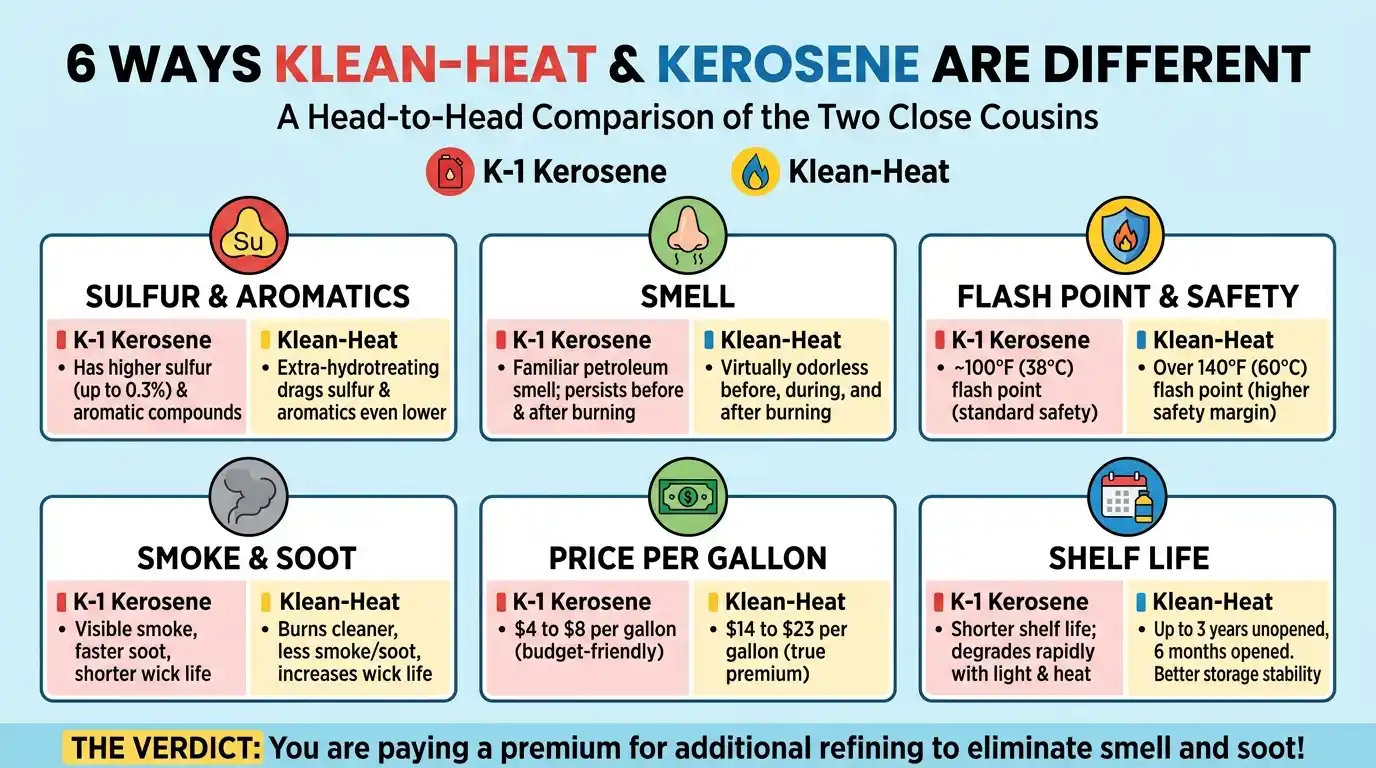 6 Ways Klean-Heat and Kerosene Are Different