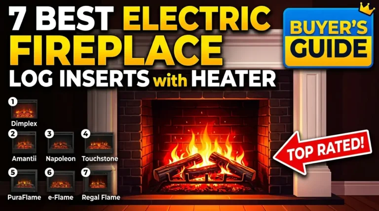 7 Best Electric Fireplace Log Inserts with Heater