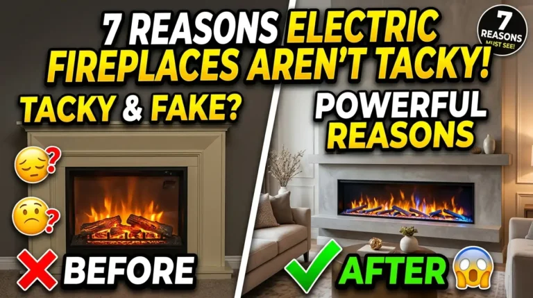 7 Powerful Reasons Electric Fireplaces Aren’t Tacky