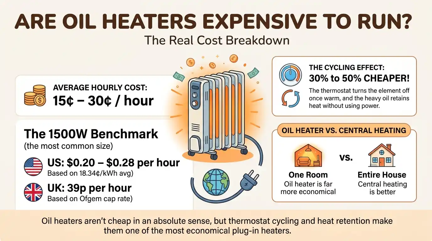 Are Oil Heaters Expensive to Run