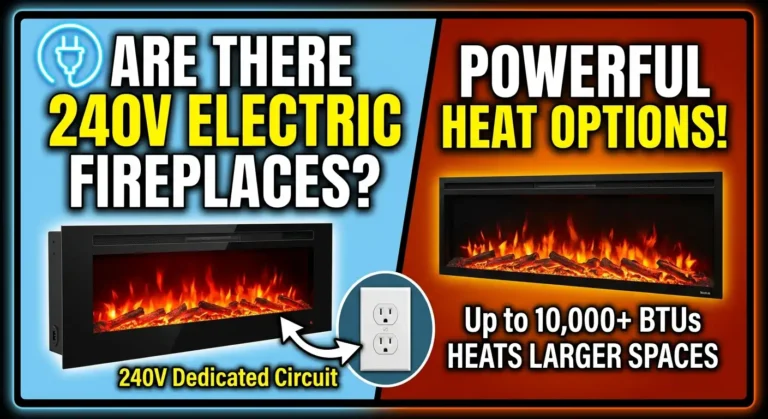 Are There 240V Electric Fireplaces? Powerful Heat Options