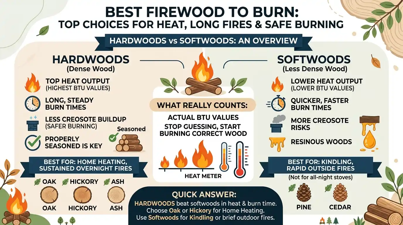 Best Firewood to Burn: Top Choices for Heat & Long Fires 1 Best Firewood to Burn