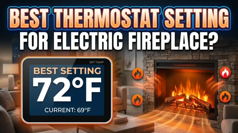 Best Thermostat Setting for Electric Fireplace?