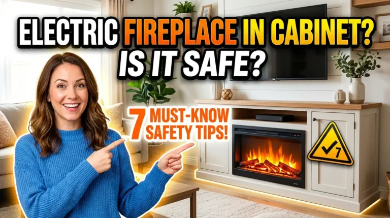 Can You Put an Electric Fireplace in a Cabinet? 7 Essential Safety Tips