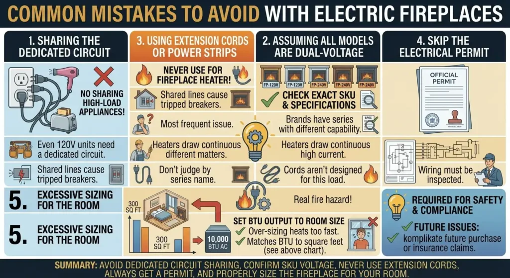 Are There 240V Electric Fireplaces? Powerful Heat Options 8 Common Mistakes to Avoid
