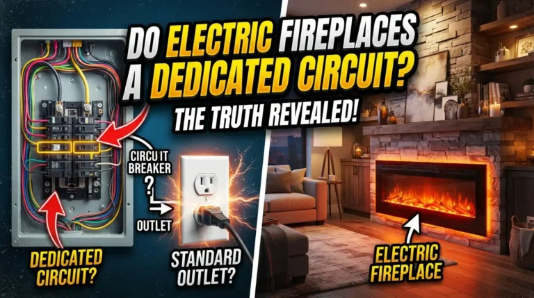 Do Electric Fireplaces Need a Dedicated Circuit? 11 Do Electric Fireplaces Need a Dedicated Circuit?