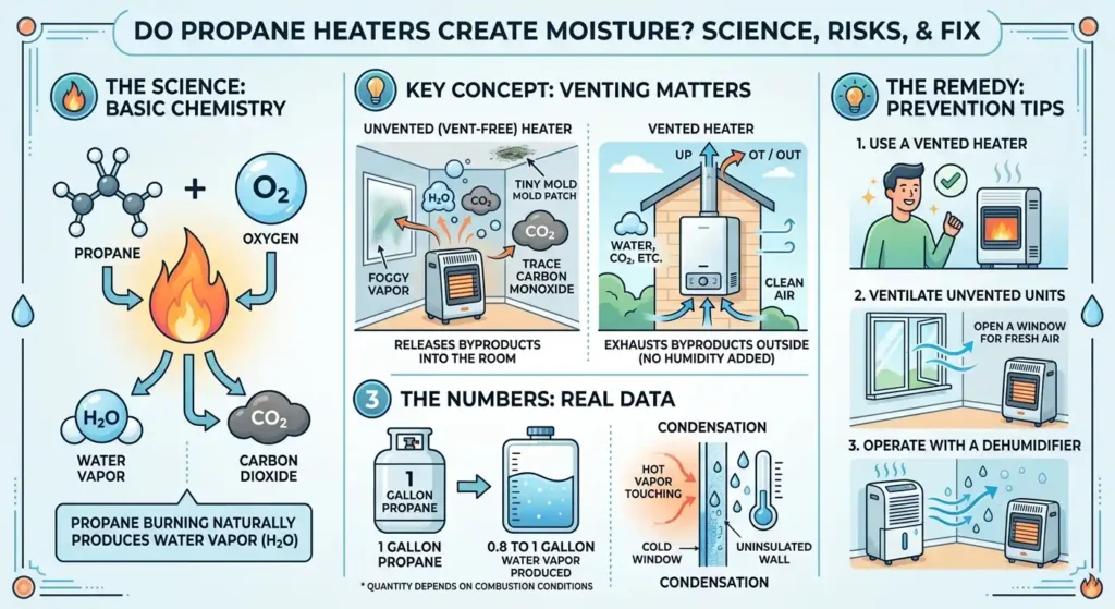 Do Propane Heaters Create Moisture?
