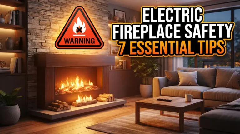 Electric Fireplace Safety? 7 Essential Tips to Know 12 Electric Fireplace Safety? 7 Essential Tips to Know