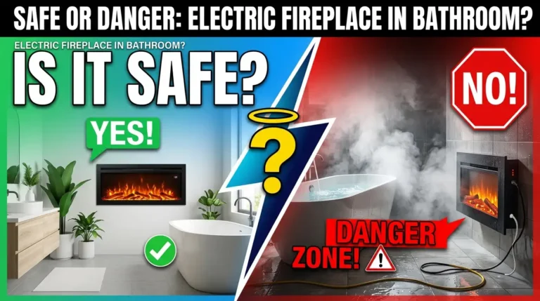Is it Safe to Put an Electric Fireplace in the Bathroom?