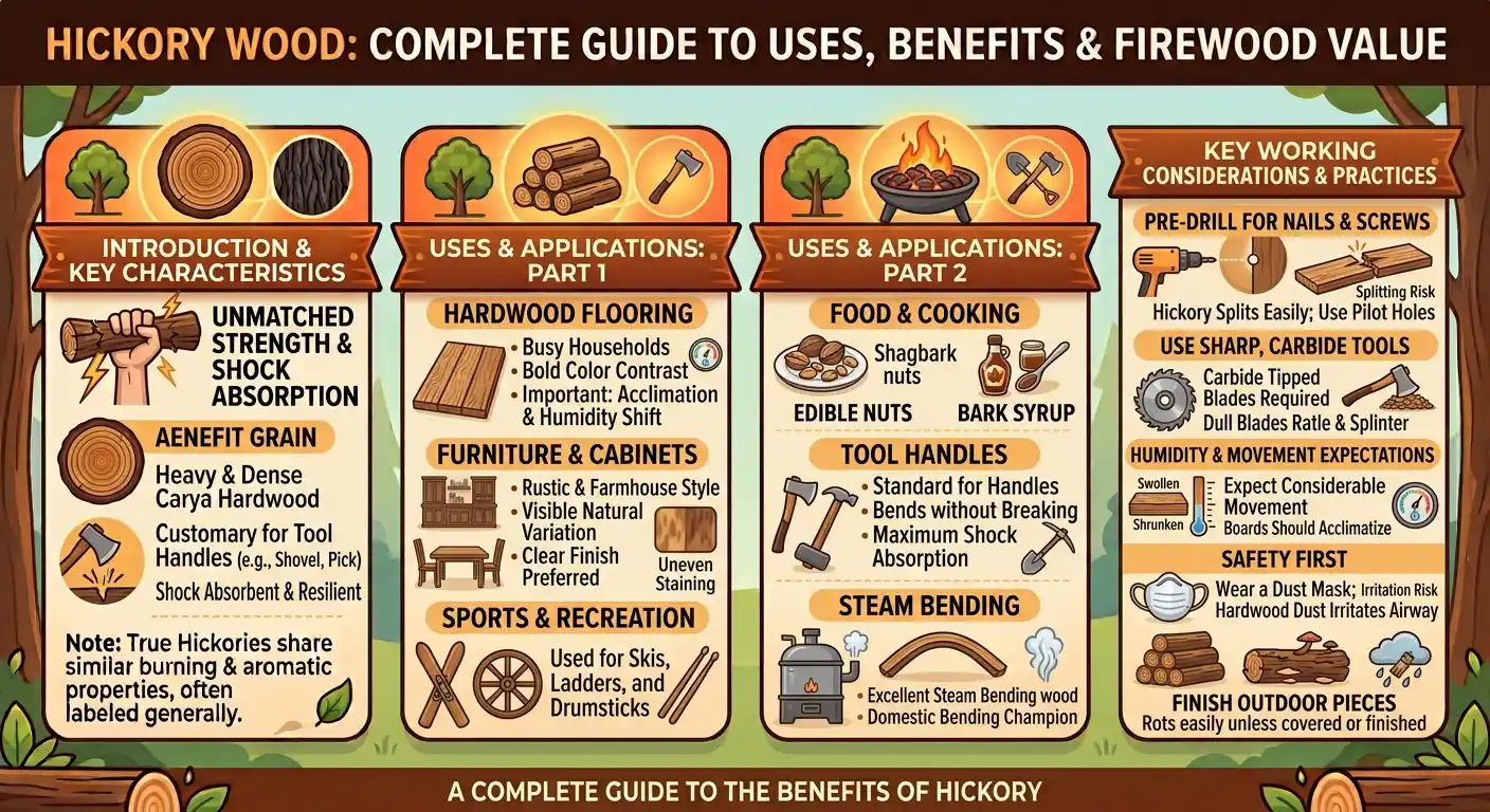Hickory Wood Uses