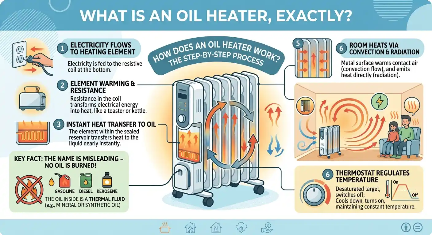 How Does an Oil Heater Work The Step-by-Step Process