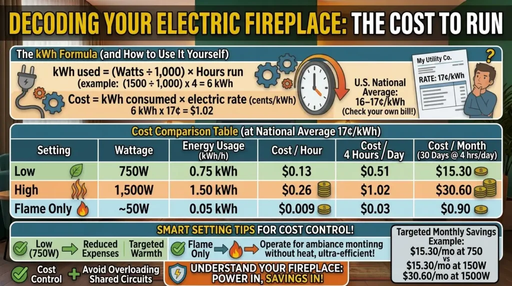 How Much Does Each Setting Actually Cost to Run?