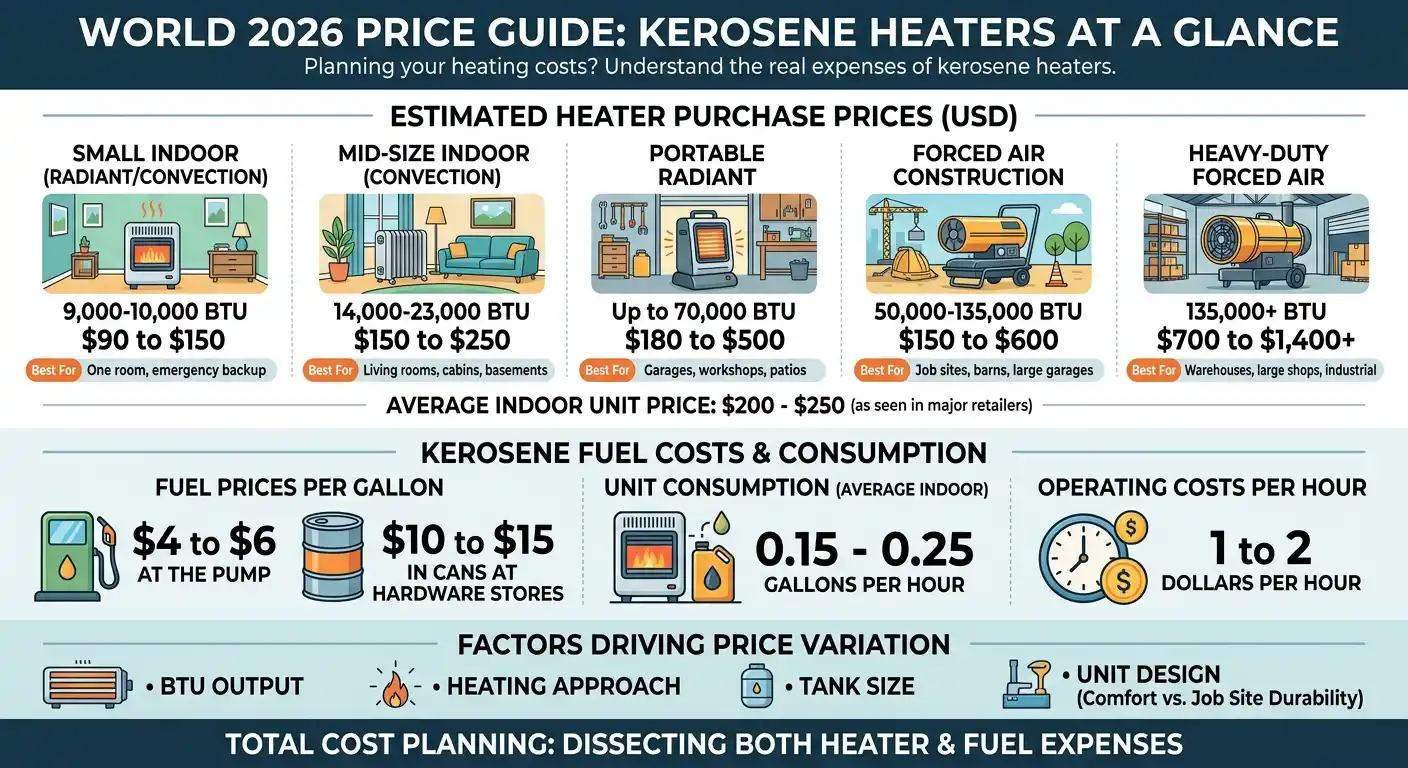 How Much Does a Kerosene Heater Cost?