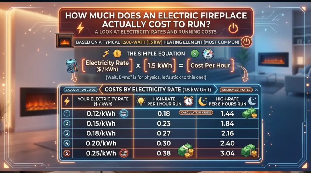 Best Thermostat Setting for Electric Fireplace? 4 How Much Does an Electric Fireplace Actually Cost to Run?