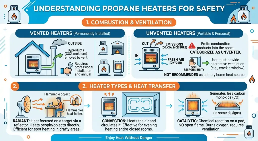How Propane Heaters Actually Work (And Why That Matters for Safety)