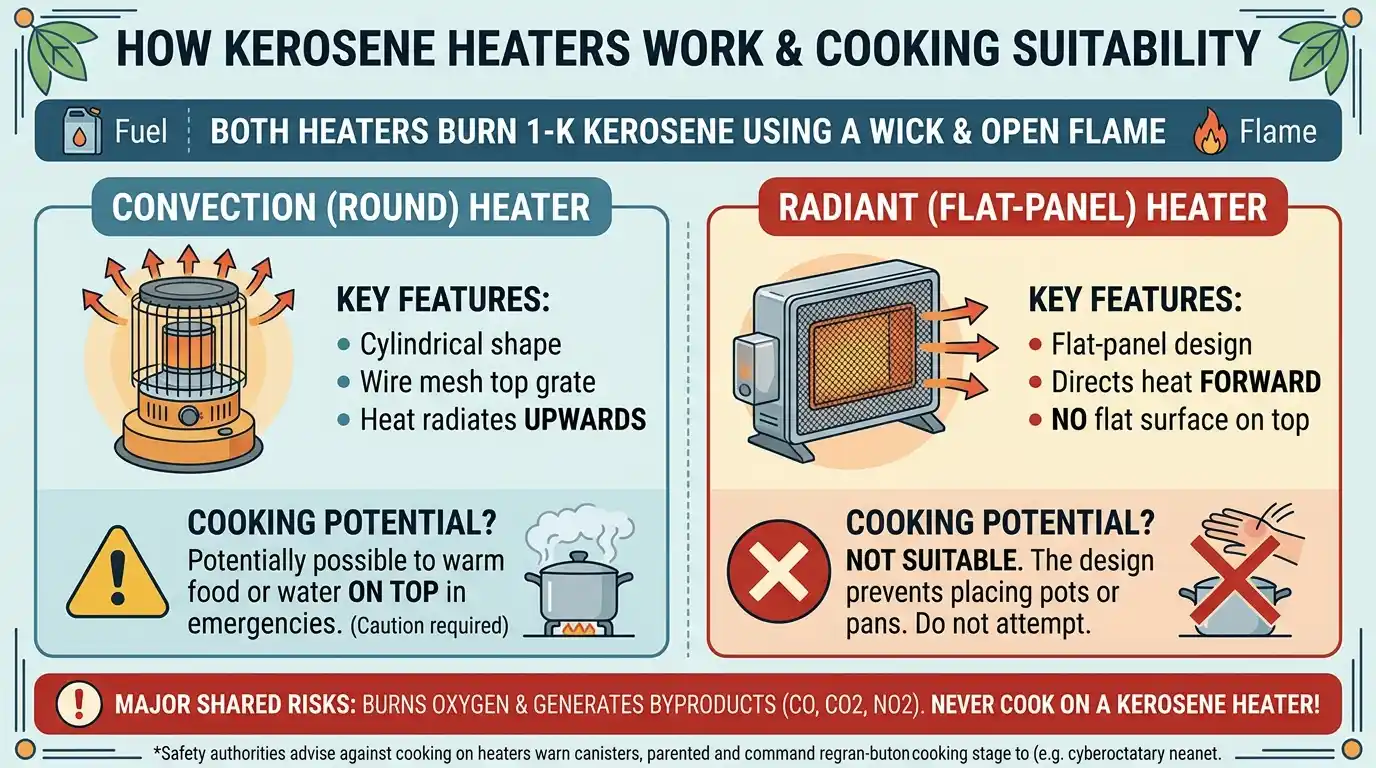 How a Kerosene Heater Actually Works