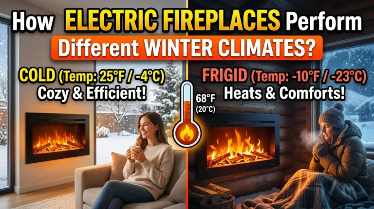 How an Electric Fireplace Performs in Different Winter Climates?
