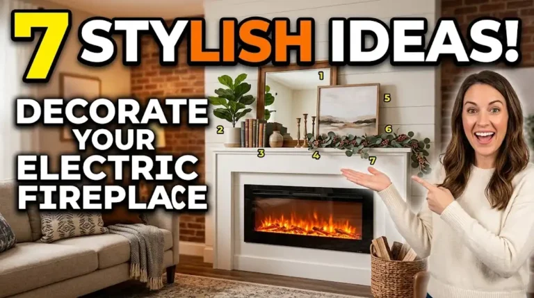 How to Decorate an Electric Fireplace: 7 Stylish Ideas