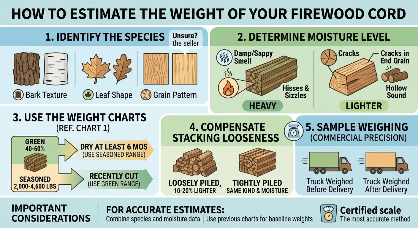 How to Estimate the Weight of Your Own Cord