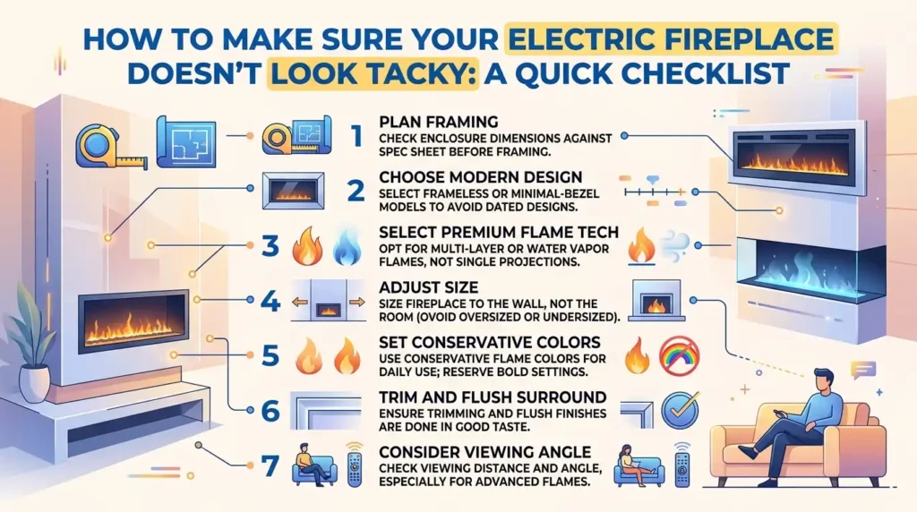 7 Powerful Reasons Electric Fireplaces Aren’t Tacky 10 How to Make Sure Your Electric Fireplace Doesn't Look Tacky