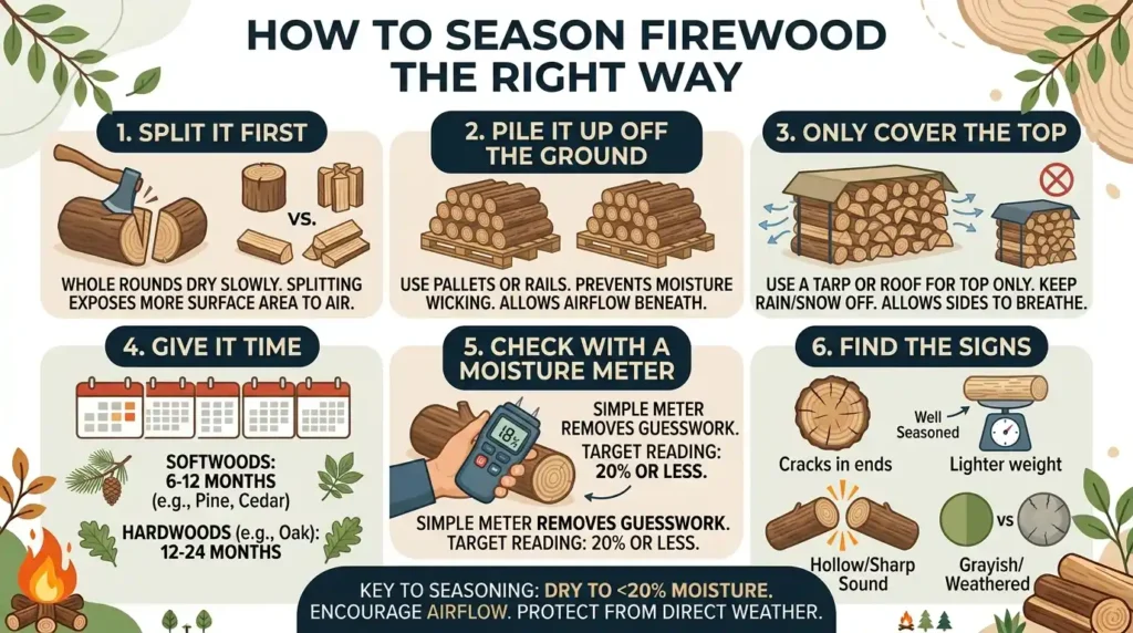 Best Firewood to Burn: Top Choices for Heat & Long Fires 4 How to Season Firewood the Right Way