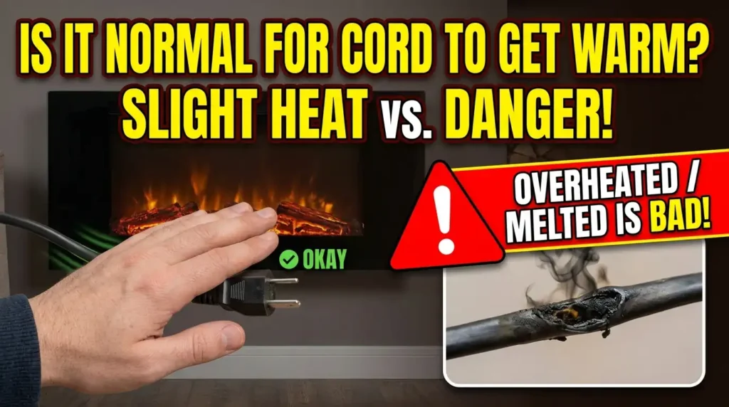 Is It Normal for an Electric Fireplace Cord to Get Warm