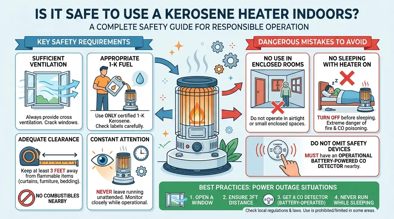 Is It Safe to Use a Kerosene Heater Indoors?
