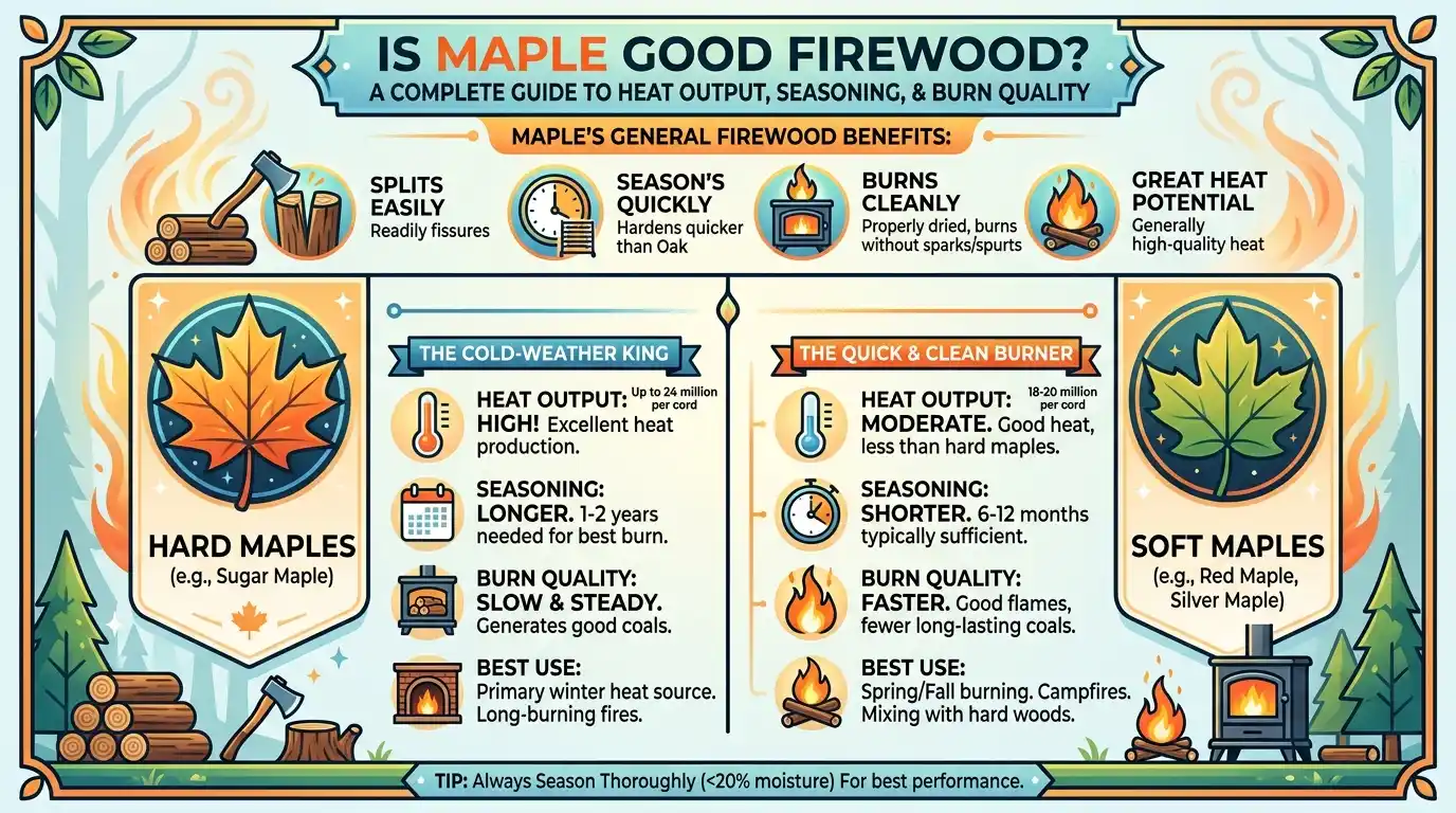 Is Maple Good Firewood?