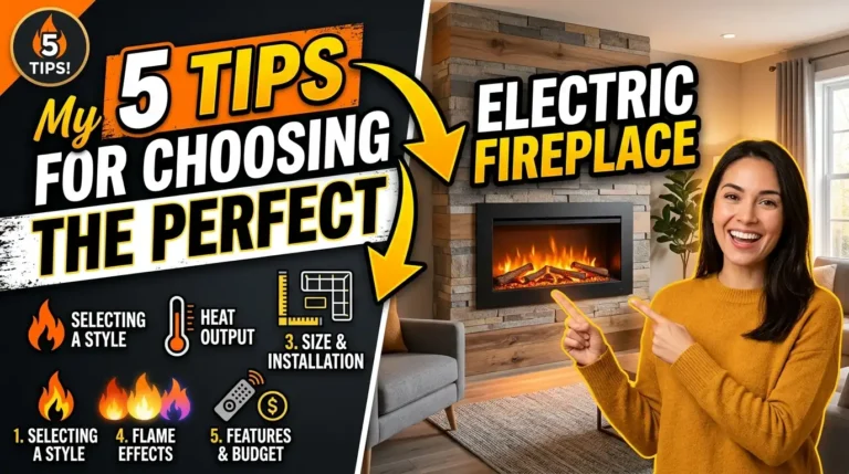My 5 Tips for Choosing the Perfect Electric Fireplace