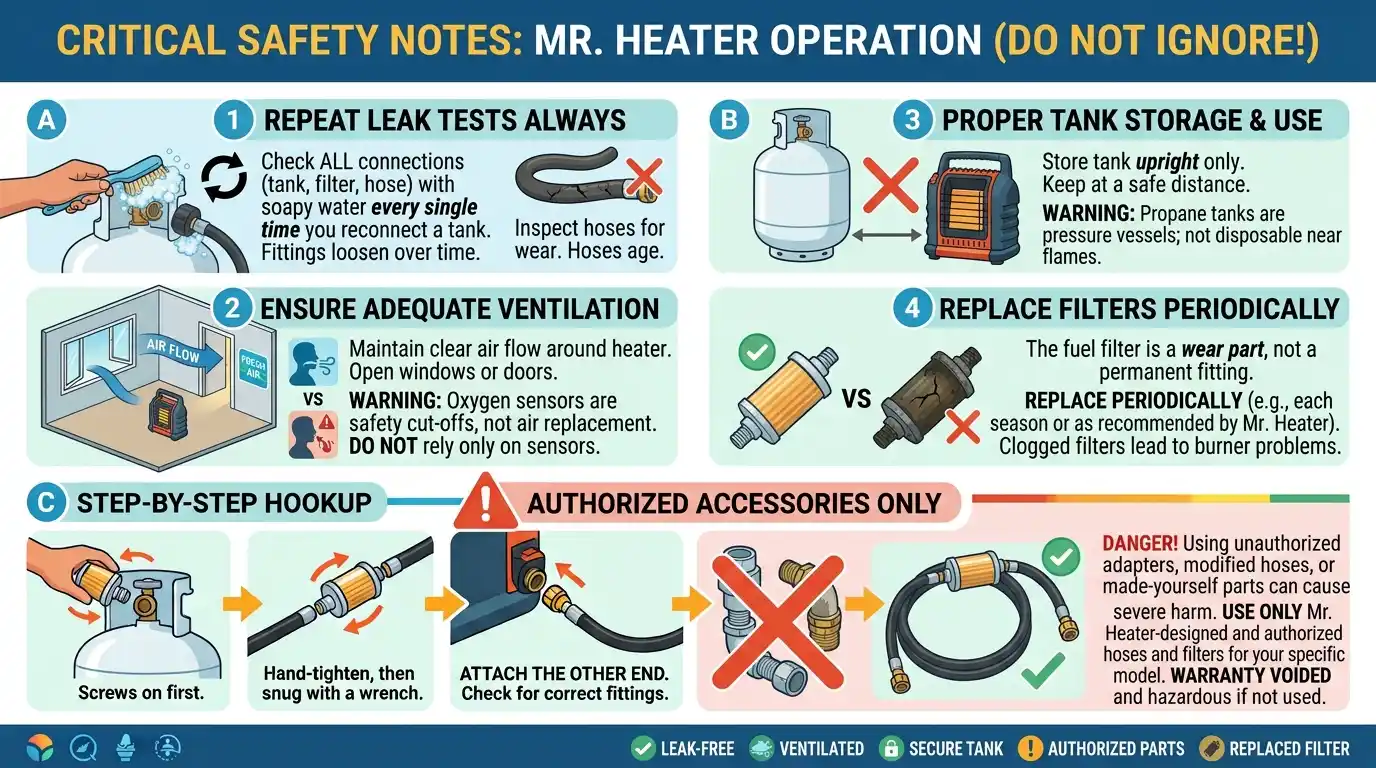 How to Attach a Mr. Heater to a Propane Tank: Easy Guide 3 Safety Notes Worth Taking Seriously