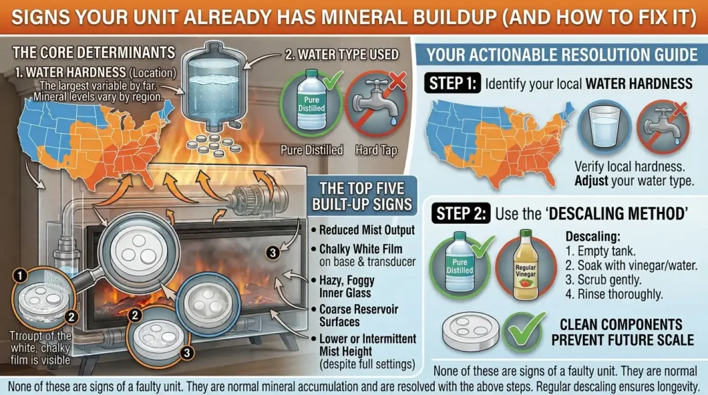 Signs Your Unit Already Has Mineral Buildup