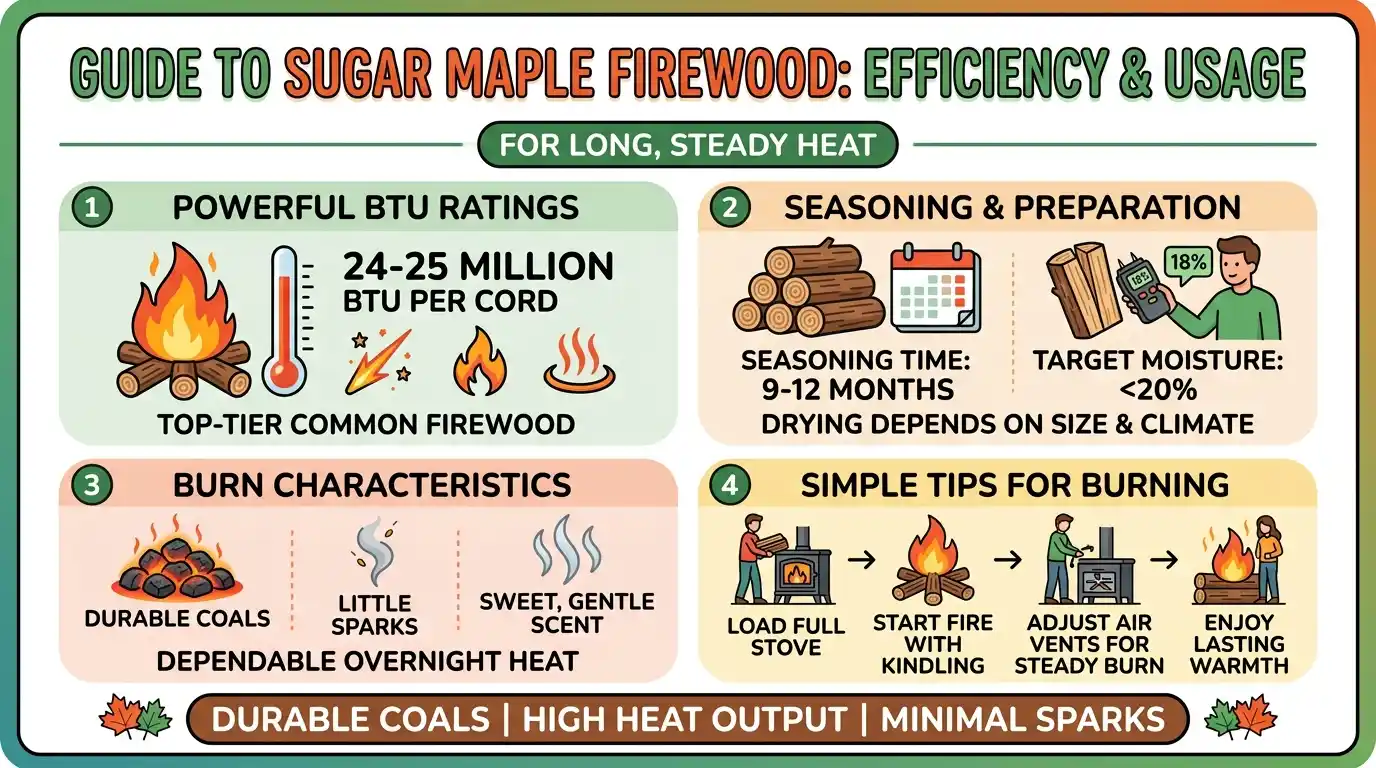 Sugar Maple Firewood