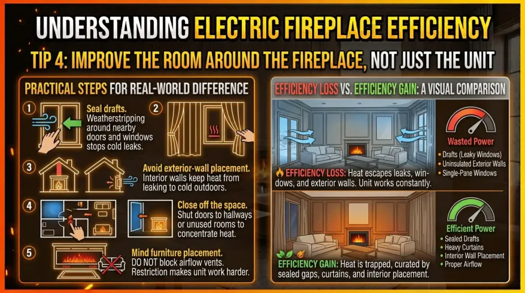 Tip 4 Improve the Room Around the Fireplace, Not Just the Unit