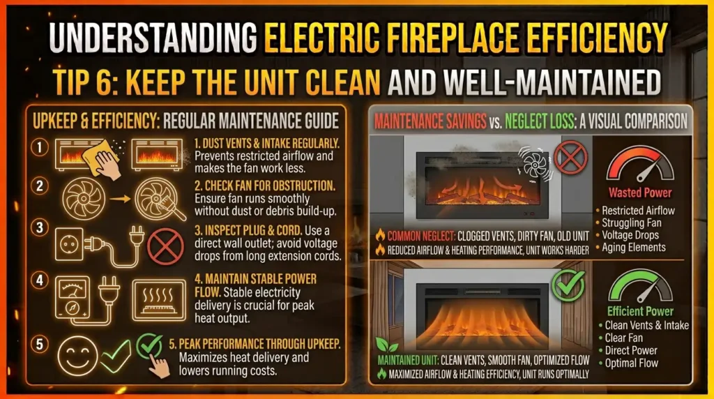 Tip 6: Keep the Unit Clean and Well-Maintained