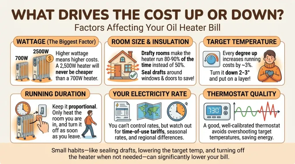 What Actually Drives the Cost Up or Down