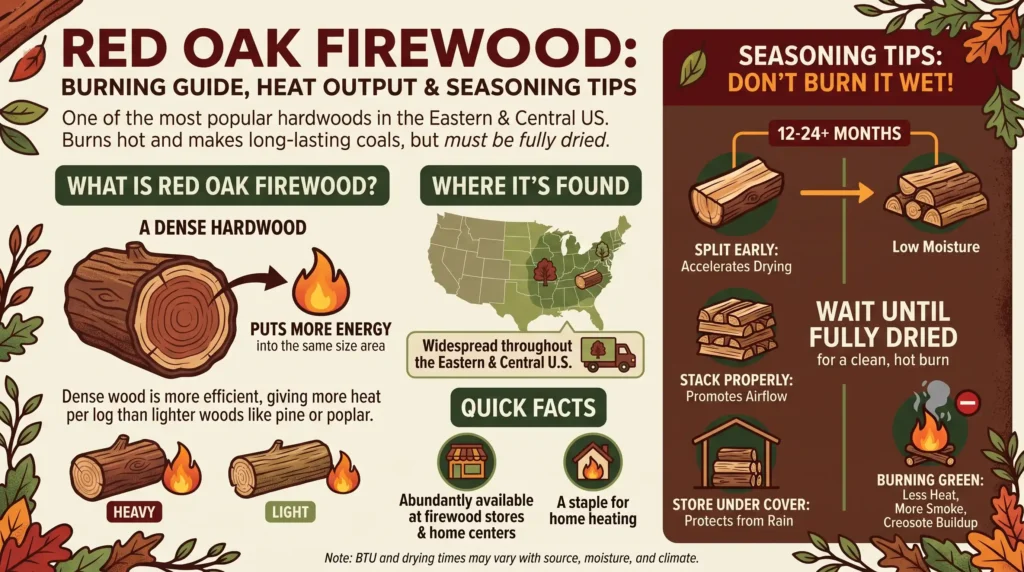 What Is Red Oak Firewood?