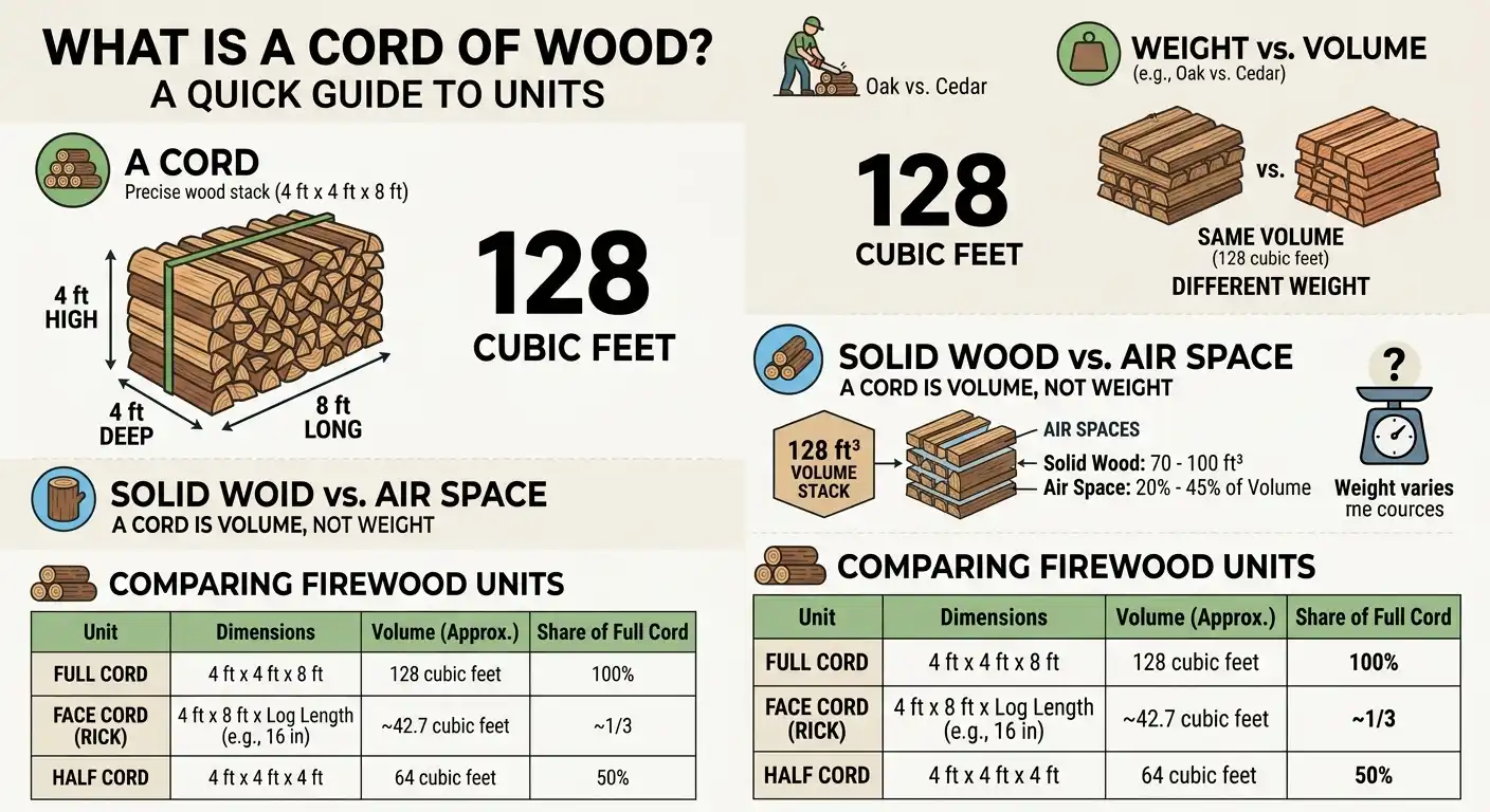 What Is a Cord of Wood, Exactly