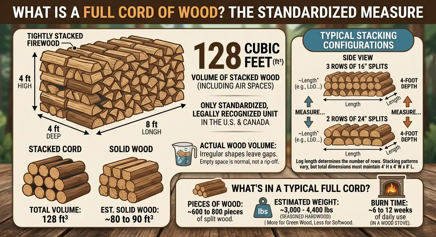What Is a Full Cord of Wood?