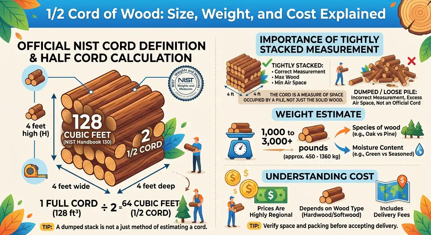 What Is a Half Cord of Wood