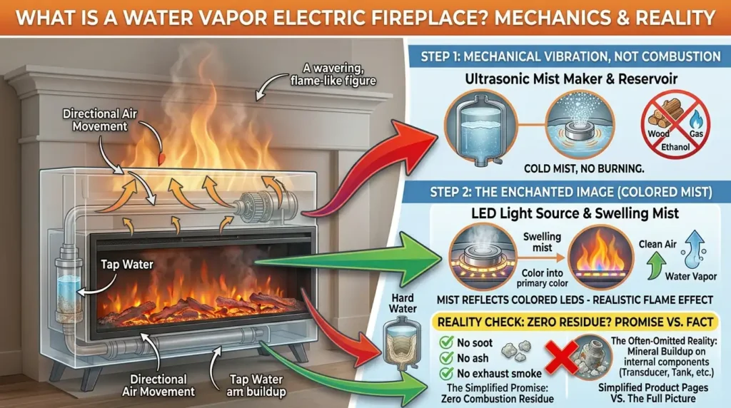 What Is a Water Vapor Electric Fireplace