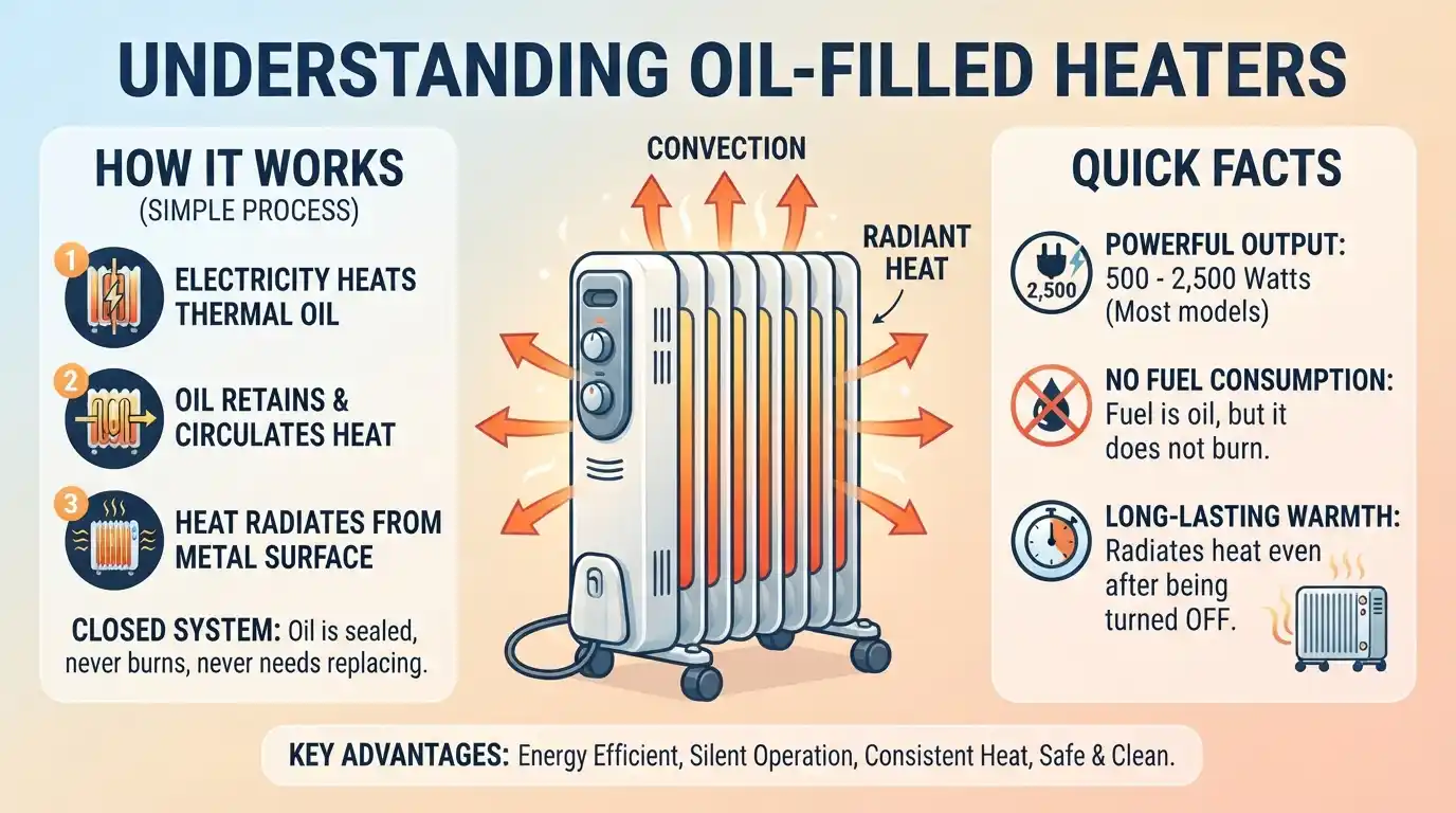 What Is an Oil-Filled Heater?