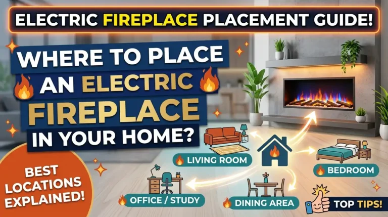 Where to Place an Electric Fireplace in Your Home?