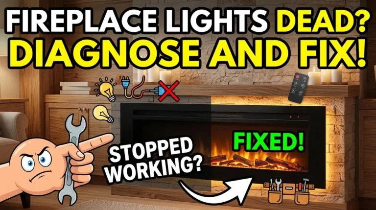 Why Do Background Lights Stop Working on an Electric Fireplace